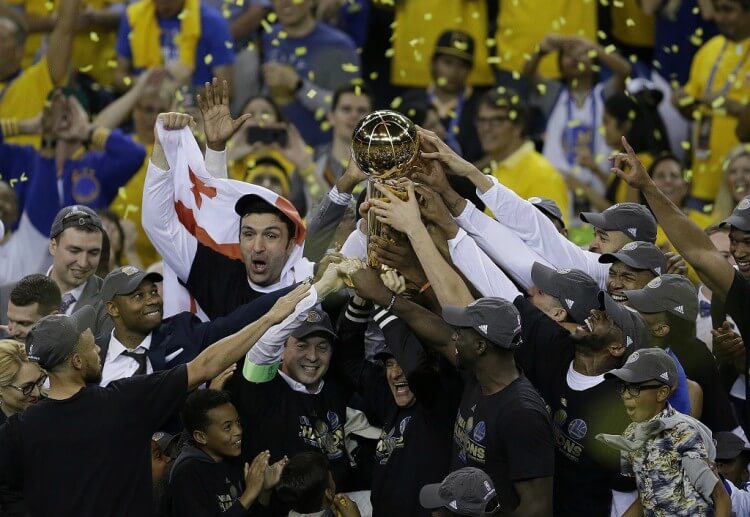 Sports betting fans cheer with Kevin Durant as he won his first ever NBA Championship