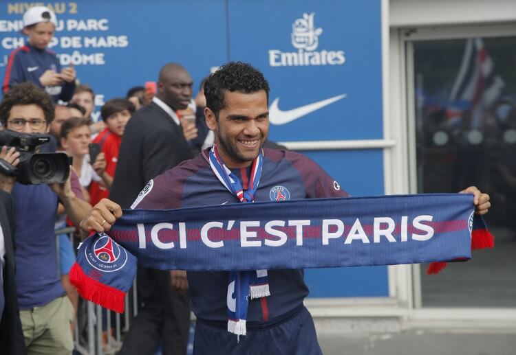 Dani Alves could be a sports betting change for PSG vs Monaco