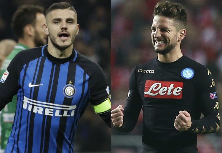 Napoli dan Inter Milan sangat ingin untuk memenangkan pertandingan sepak bola mereka yang akan datang untuk memastikan tempat mereka di papan klasemen