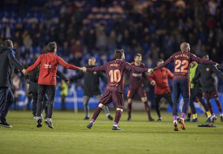 Barcelona menyenangkan taruhan langsung setelah menjadi juara La Liga musim 2017/18