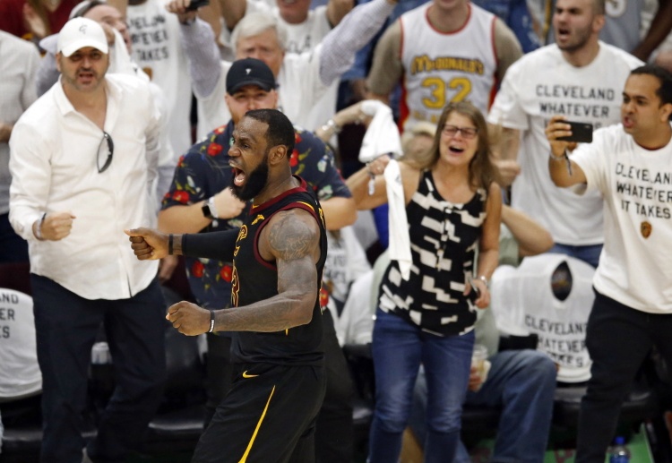 Basketball betting fans of Cavaliers believe that LeBron James will drive the team to victory at Game 7