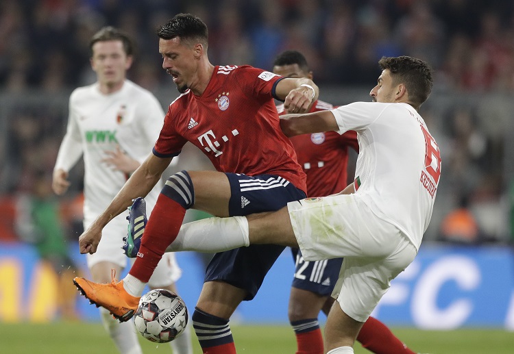 Tỷ lệ kèo Bundesliga 2018 Bayern 1-1 FC Augsburg: Vấp ngã phút cuối