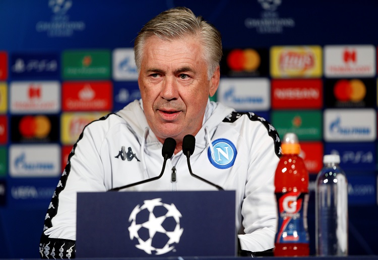 Champions League: Napoli manager Carlo Ancelotti regretful over late equaliser by Paris Saint-Germain