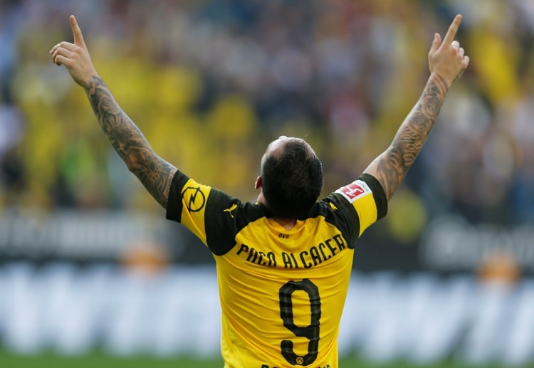 Dortmund's fourth goal against FC Augsburg Bundesliga: Paco Alcacer is expected to add more goals to his tally as Borussia Dortmund face VfL Wolfsburg