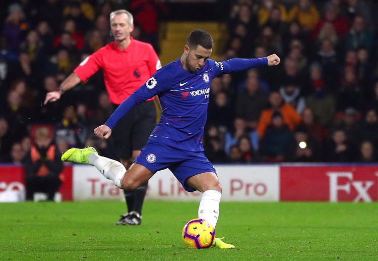 Eden Hazard scored his 101st goal for Chelsea in their recent Premier League clash against Watford