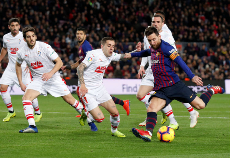 Highlights tỷ lệ kèo La Liga 2018 Barcelona 3-0 Eibar: Messi cán mốc 400 bàn