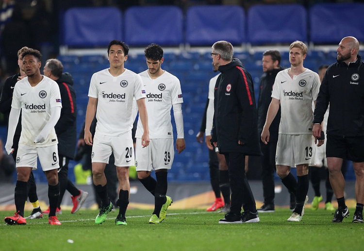 Bundesliga: Chính vì phong độ kém vừa qua khiến cho Frankfurt bị bật ra khỏi vị trí thứ 4 trên bảng xếp hạng