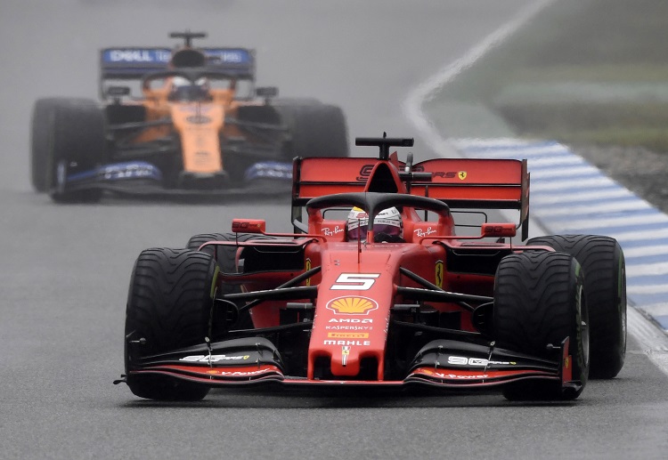 Sebastian Vettel grabbed the second podium in the German Grand Prix