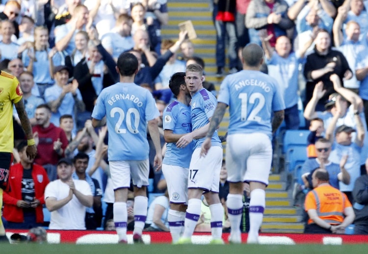 Man City look to carry over the momentum of their Premier League demolition of Watford