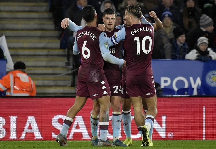 Aston Villa got an away goal during the first leg of their EFL Cup clash against Leicester