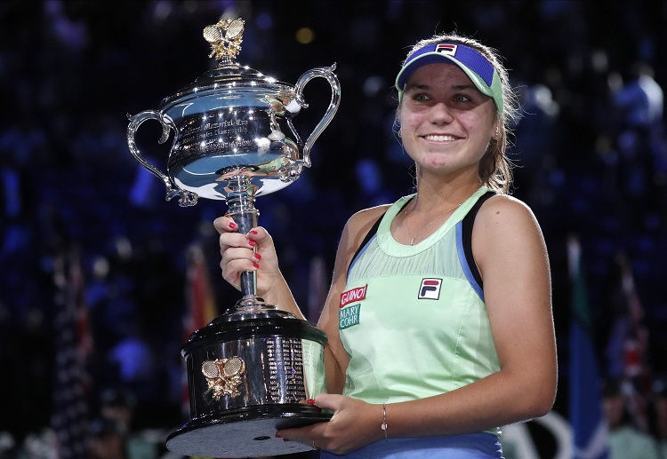 Sofia Kenin holds her first Grand Slam after winning the Australian Open