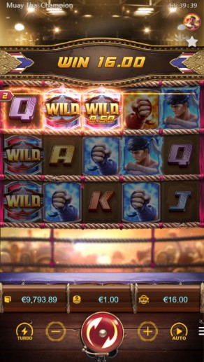 เกมสล็อตแห่งสังเวียนนักสู้ เปิดตัวแล้ววันนี้ กับ Muay Thai Champion จาก SBOBET