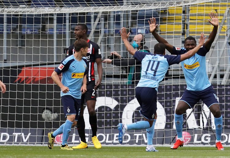 Marcus Thuram scored inside the first seven minutes during in Bundesliga game vs Eintracht Frankfurt