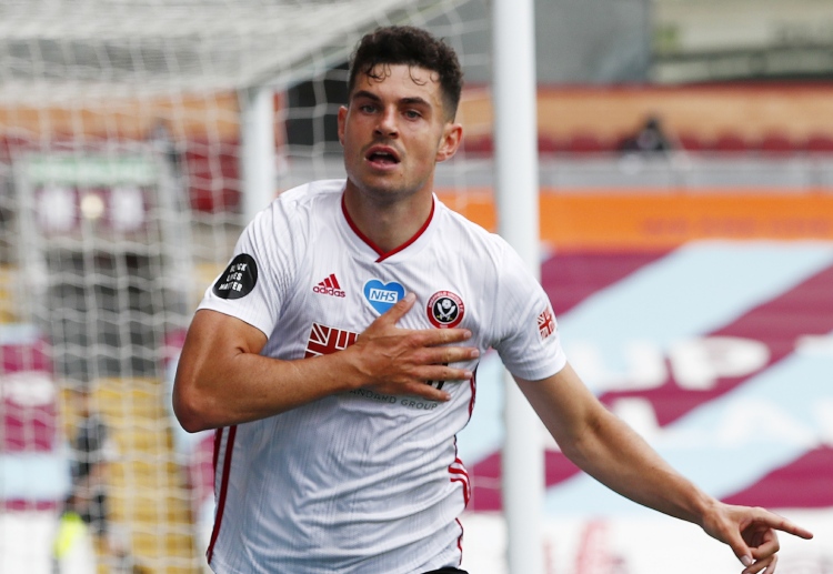 John Egan ended Sheffield United's Premier League match against Burnley in a 1-1 draw