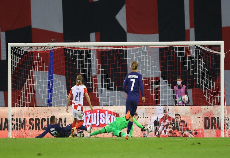 欧国联法国球星格列兹曼的赛场动态