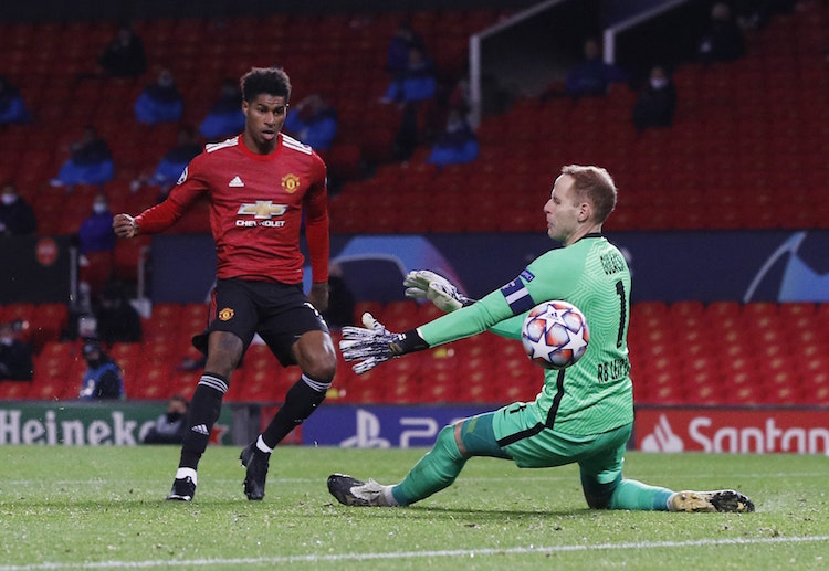 Marcus Rashford comes off the bench to score a hat-trick in a 5-0 Champions League win at Old Trafford