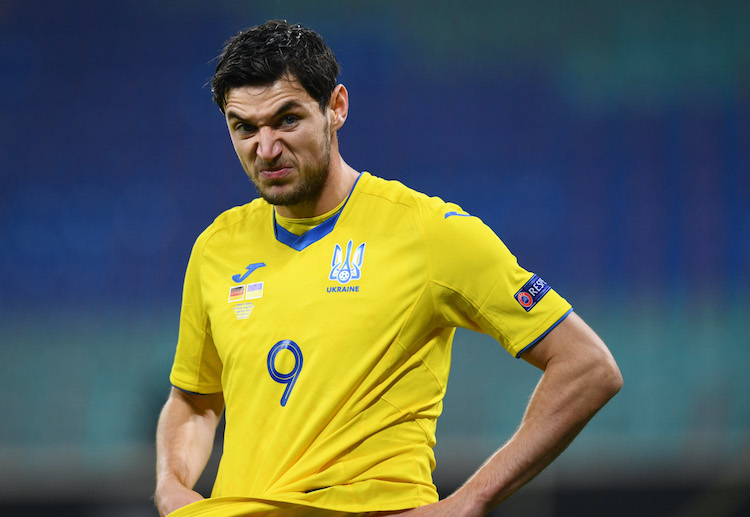 欧国联乌克兰亚伦丘克在行动