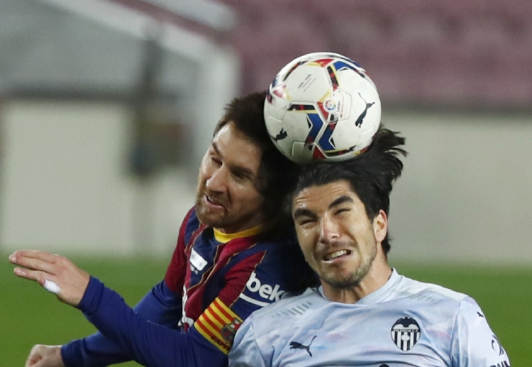 西甲 巴伦西亚 的索莱尔遇到破门良机