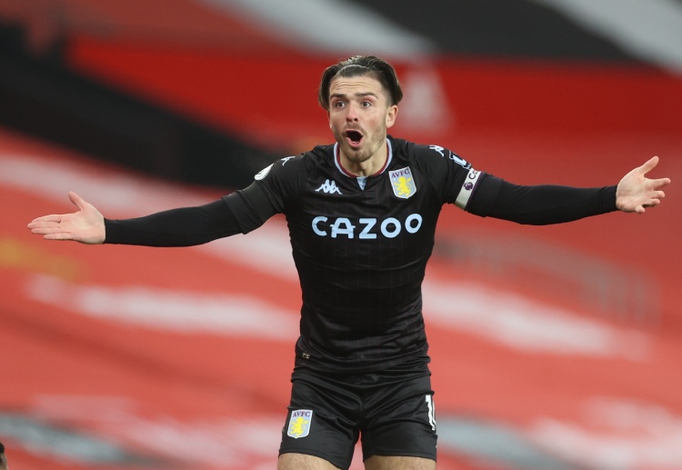 英超 阿斯顿维拉 的格拉利什的行动瞬间