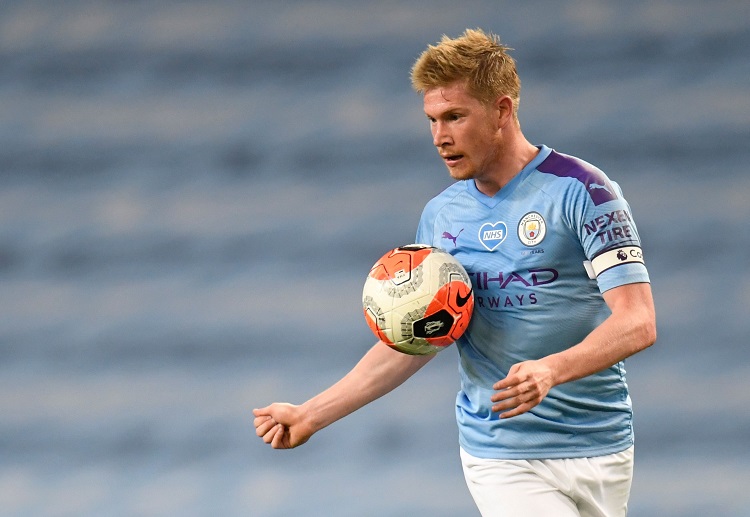 Kevin De Bruyne gears up ahead of Man City's Premier League clash against Aston Villa