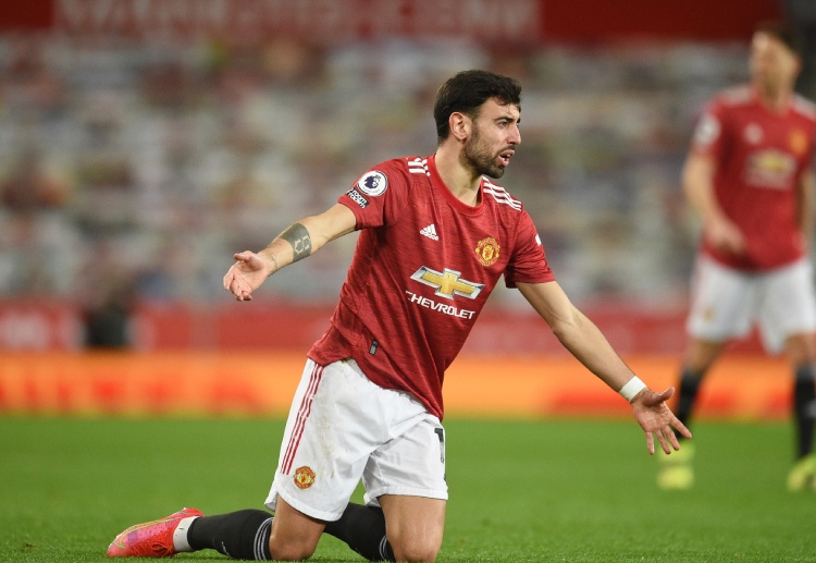 Bruno Fernandes bagged a brace in the first leg of Manchester United's Europa League round of 32 tie vs Real Sociedad