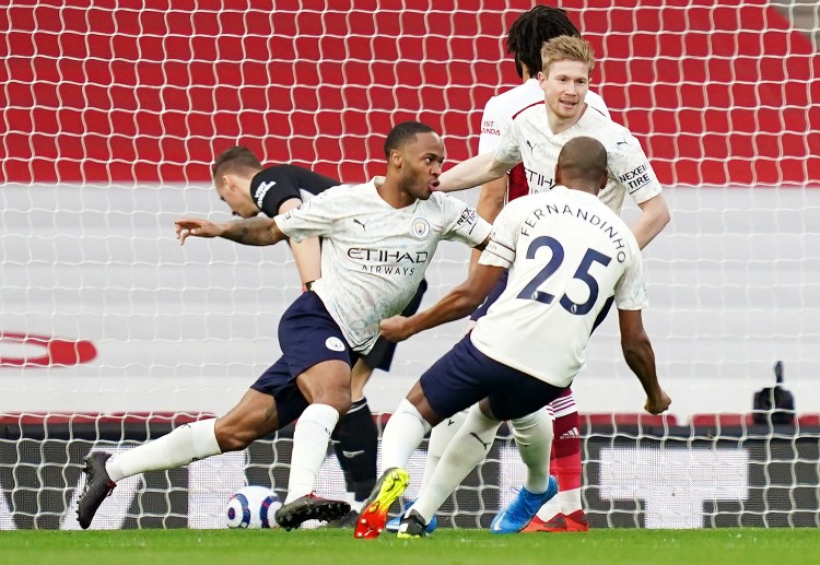 Premier League: Raheem Sterling has scored the only goal of the match between Arsenal and Manchester City