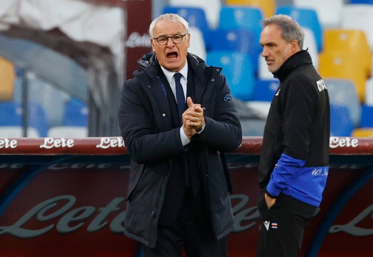 意甲桑普多利亚主帅拉涅利的赛场动态