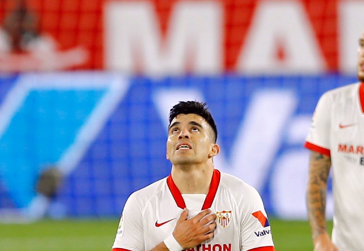 La Liga: Marcos Acuna put Sevilla ahead against Atletico Madrid with a 70th-minute header
