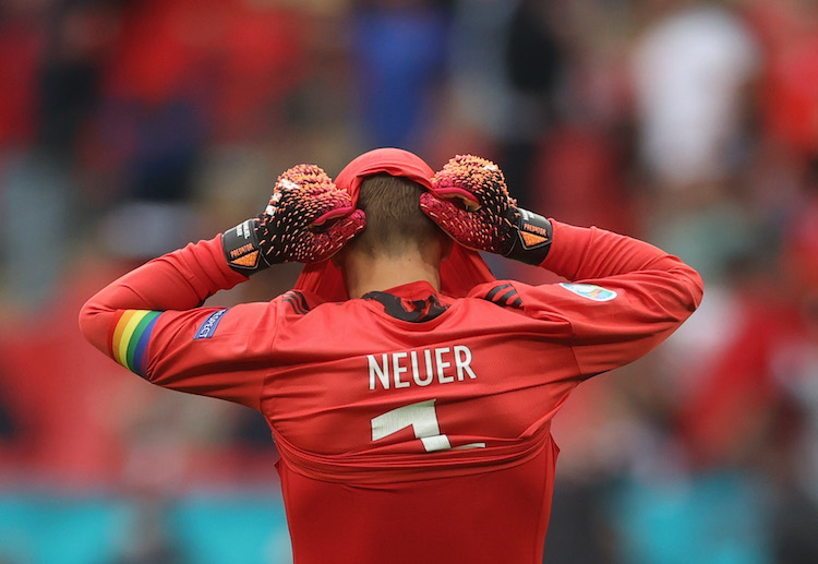 欧洲杯 德国队的萨内开球门球