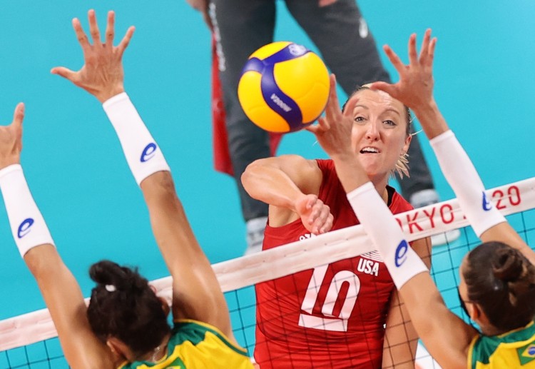 Jordan Larson menjadi pemain terbaik sepanjang Olimpiade 2020.