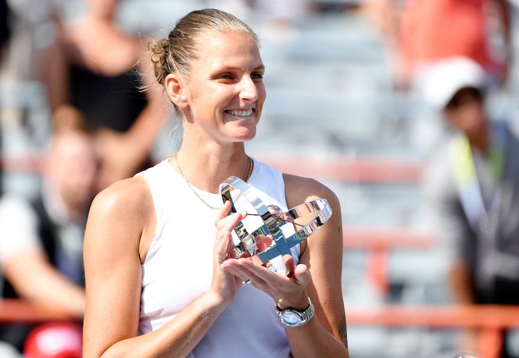 ข่าวเทนนิส คาโรไลน่า พลิสโคว่า ในการแข่งขัน ดับเบิ้ลยูทีเอ ทัวร์ โรเจอร์ คัพ 2021