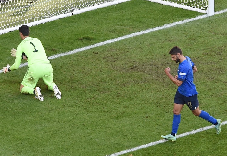 Domenico Berardi cetak gol di UEFA Nations League 2020/2021