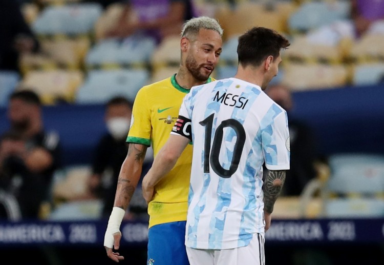 Neymar dan Lionel Messi unjuk kemampuan di kualifikasi Piala Dunia 2022