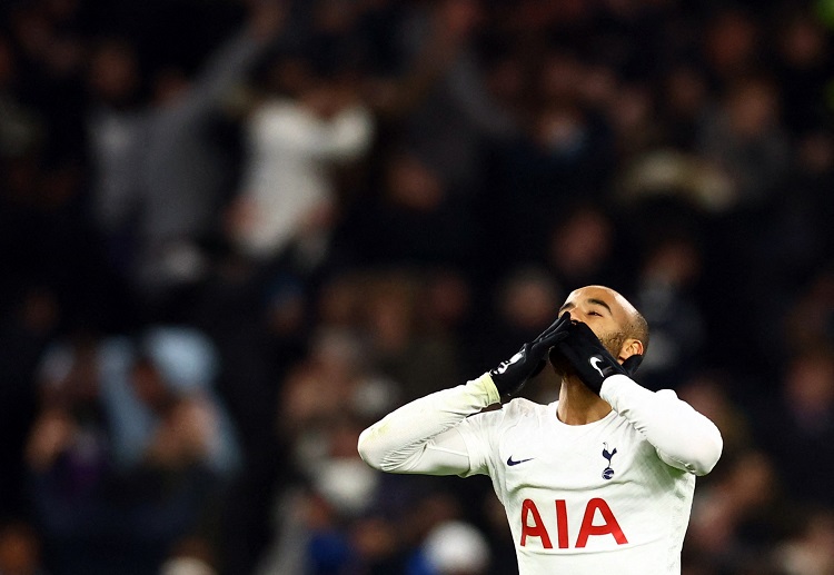 Lucas Moura is delighted after Tottenham Hotspur claimed a win against West Ham United in EFL Cup