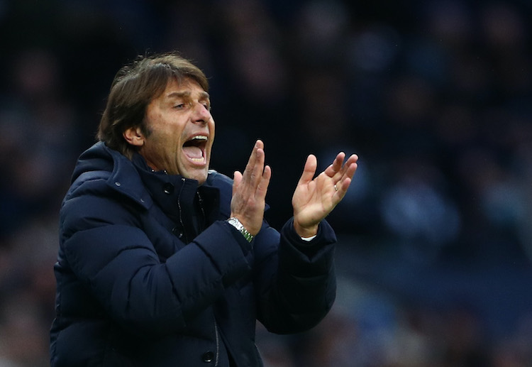 Antonio Conte aims to lead Tottenham to victory when they face Leicester City in Premier League midweek clash