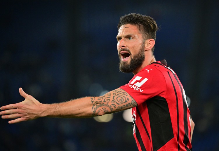 Olivier Giroud akan bermain sejak awal melawan Fiorentina dalam lanjutan Serie A