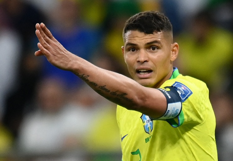 Thiago Silva bela tim nasional Brasil di FIFA Matchday