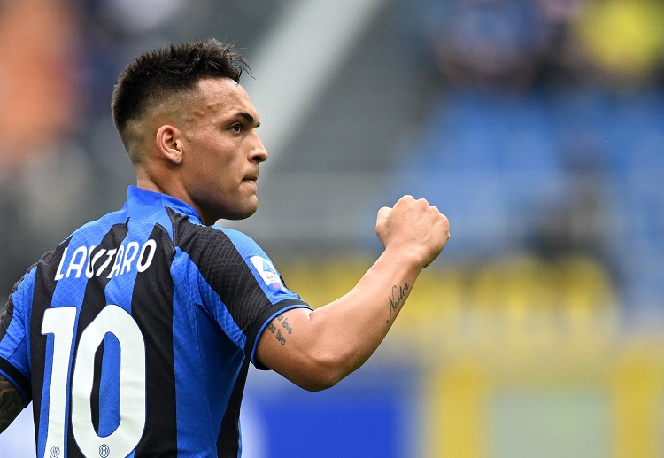 Lautaro Martinez of Inter Milan will try to score goals against AC Milan in their Champions League semifinal match