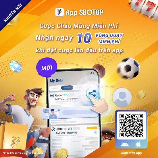 SBOTOP APP Welcome Freebet – VN