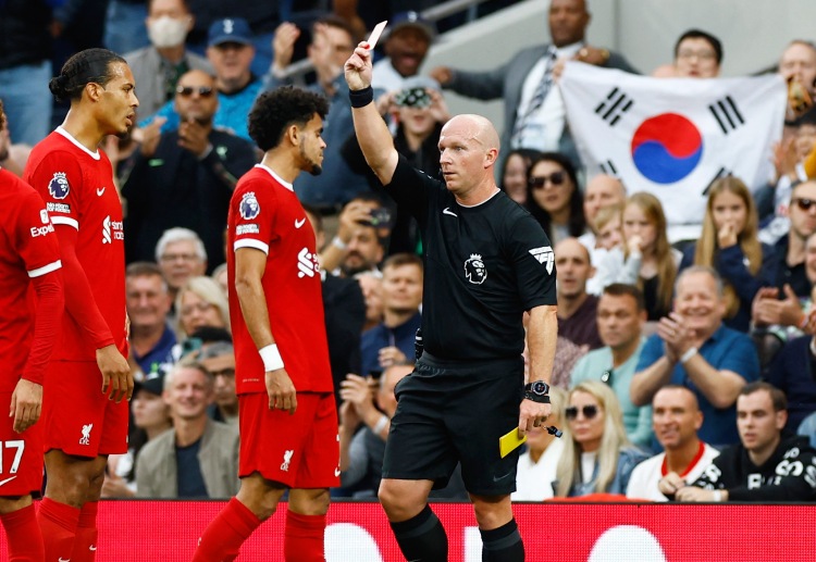 Curtis Jones was sent off during Liverpool's Premier League defeat at Tottenham Hotspur