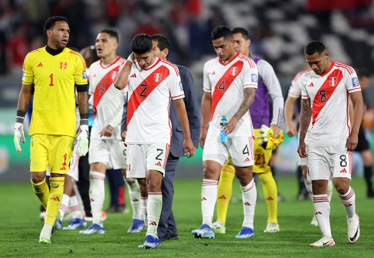 Peru chưa có điểm nào sau 3 trận đầu tiên vòng loại World Cup 2026