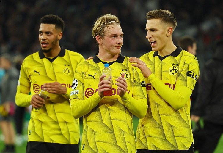 欧冠联赛 菲尔克鲁格和布兰特是多特蒙德的重要得分手。