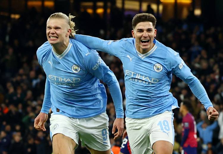 Man City đang xếp thứ 2 trên BXH Premier League 2023/24