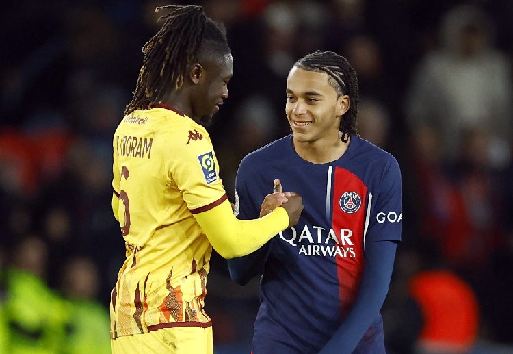 Ethan Mbappe made his PSG debut with his older brother during their Ligue 1 match against Metz