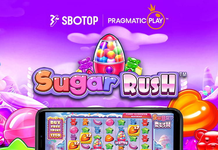 Sugar Rush is a 7-reel, 7-slot game from SBOTOP where winning is almost guaranteed through its 96.5% RTP