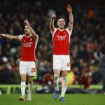 Arsenal đang xếp thứ 3 trên BXH Premier League