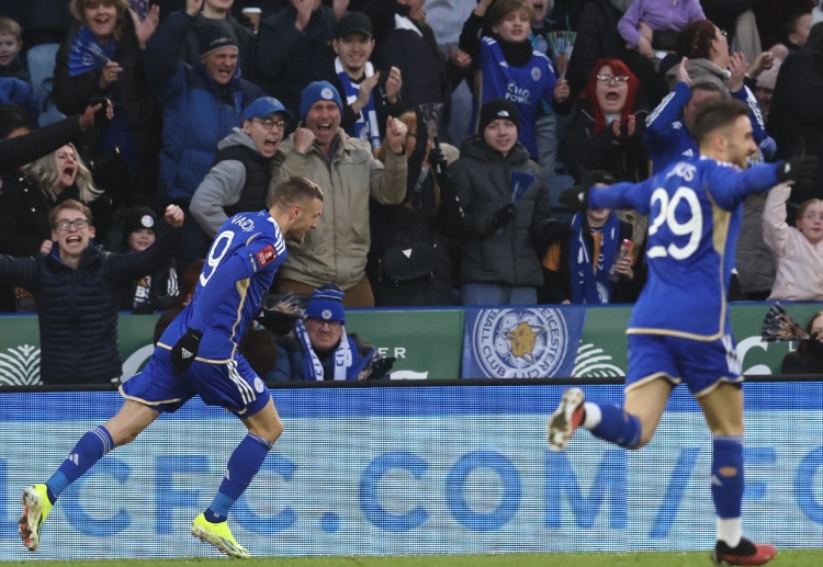 Jamie Vardy is Leicester City's Championship title-winning talisman