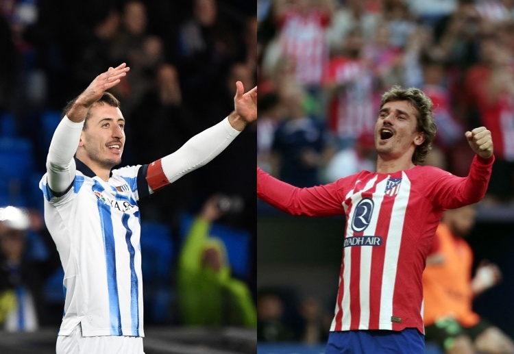 Real Sociedad and Atletico Madrid will battle in the La Liga