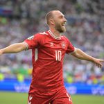 Euro 2024: Christian Eriksen scores a goal for Denmark