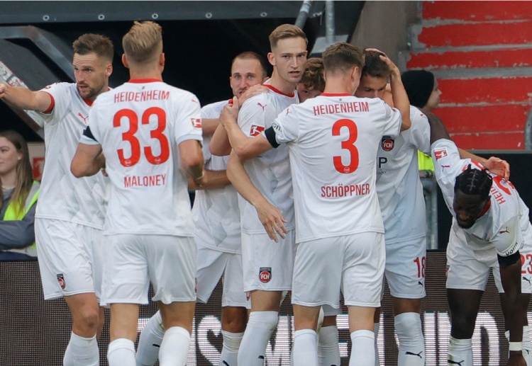 FC Heidenheim are now leading the Bundesliga table, while Borussia Dortmund are at the fourth place